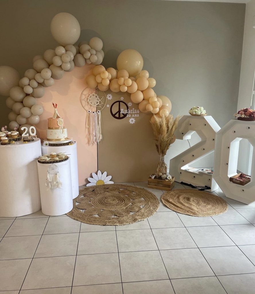 deco anniversaire 20 ans nude
