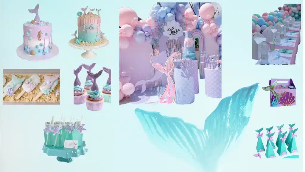 mood board theme sirene