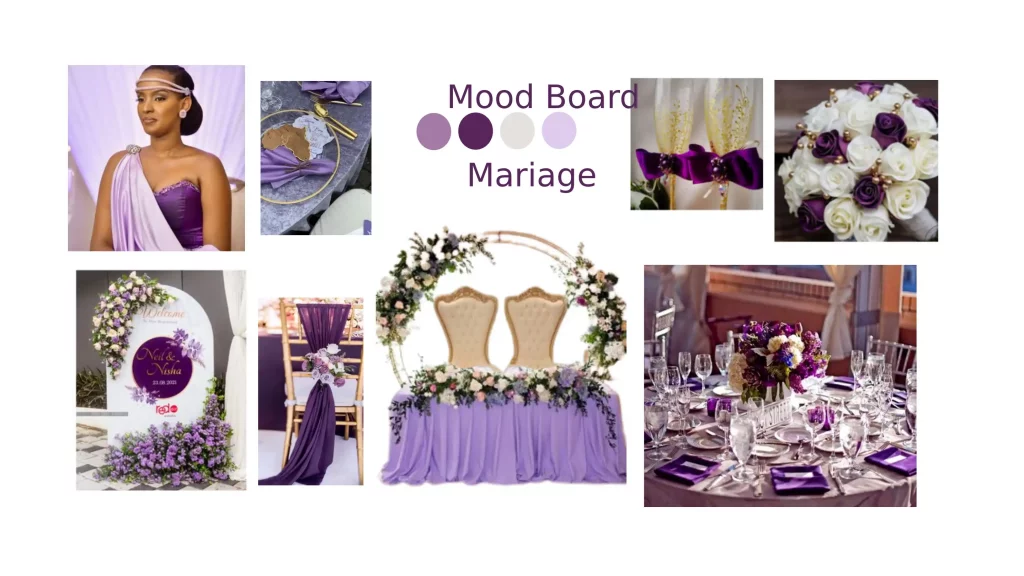 mood board theme viiolet 